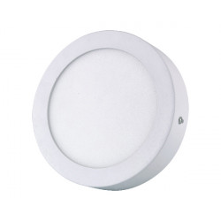 FOCO LED REDONDO  SOBREPUESTO 18 WTS. LUZ FRIA