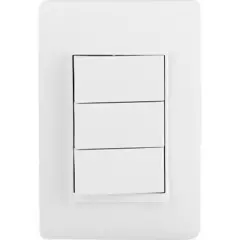 INTERRUPTOR 9/32) TRIPLE 10 AMP .BLANCO